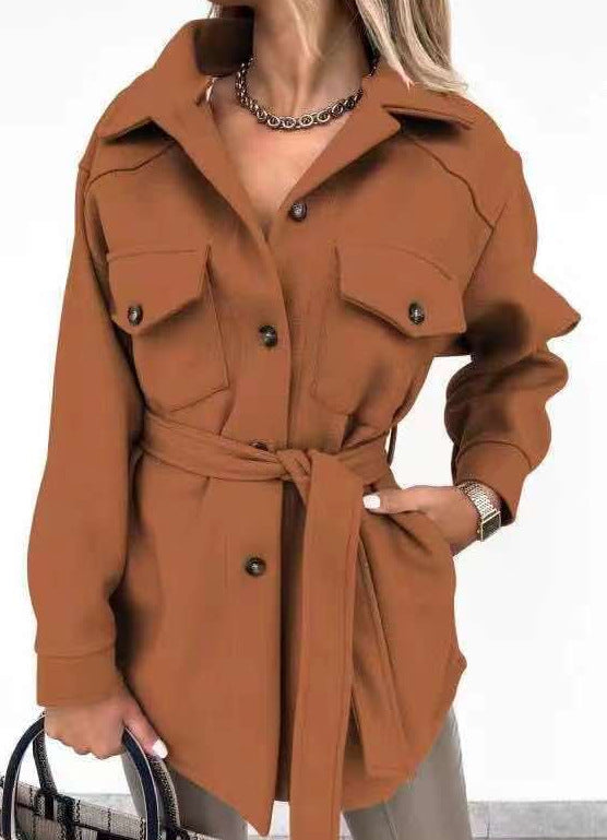 Veste de mode pour femmes avec poches pratiques et coupe décontractée Chic & Stil