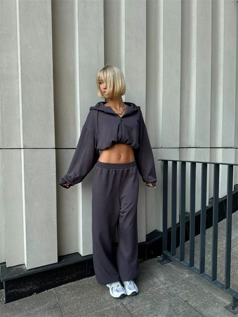 Ladies casual and stylish hoodie sweatshirt set Lune London