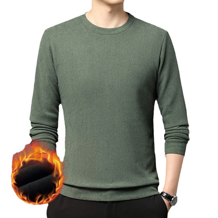 Comfortable and stylish men's round neck sweater in warming material Lune London