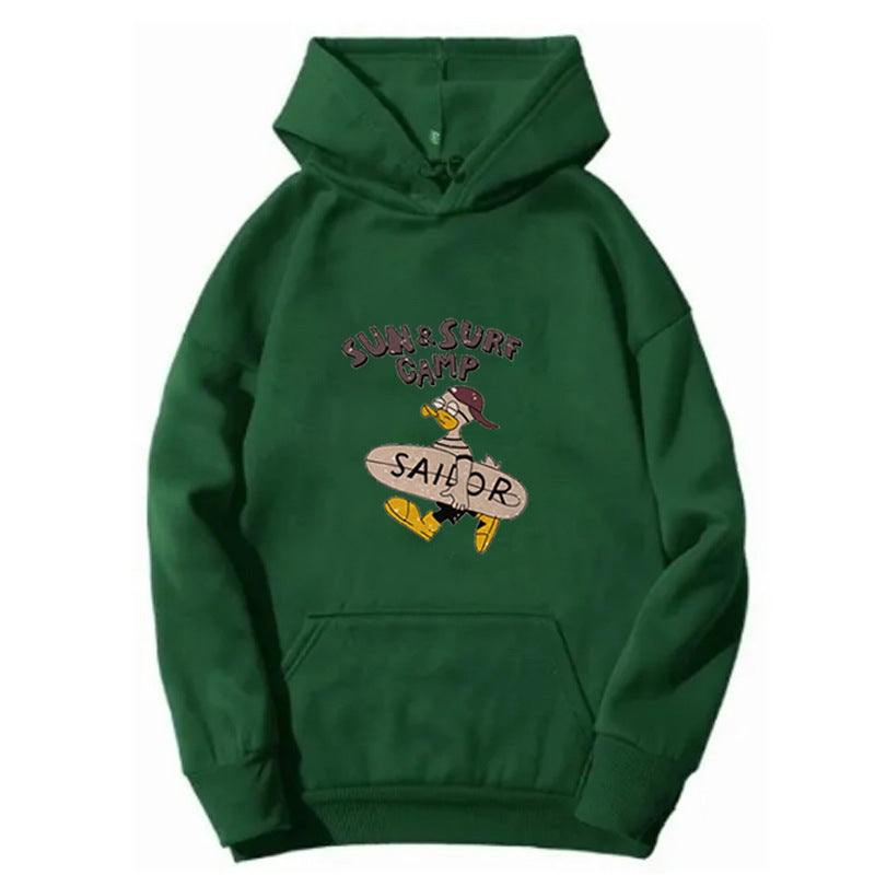 Women’s hoodie with funny surf motif Chic & Stil