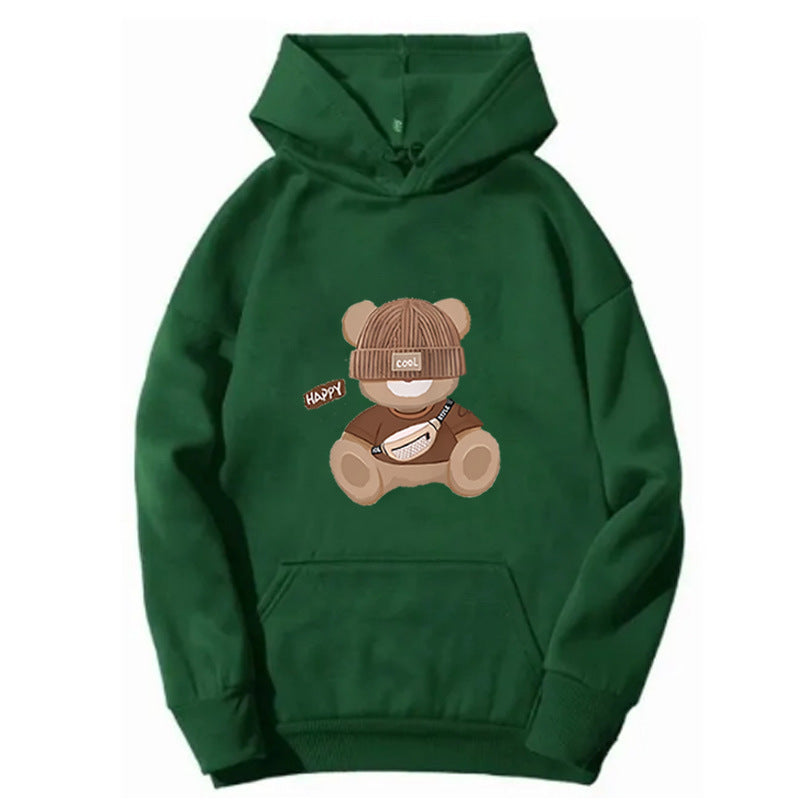 Women's hoodie with unique bear motif Chic & Stil