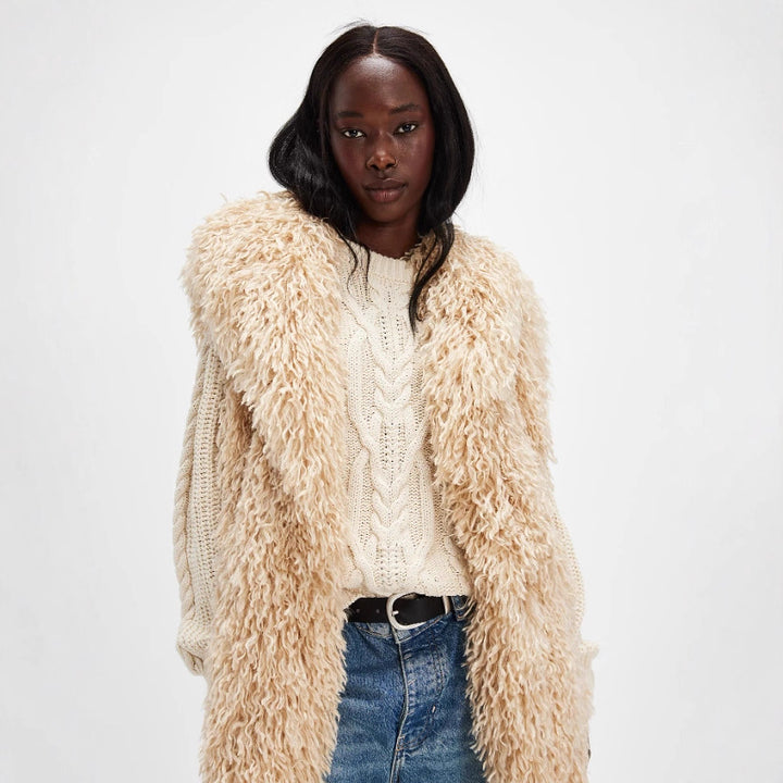 Ladies fur vest Lune London