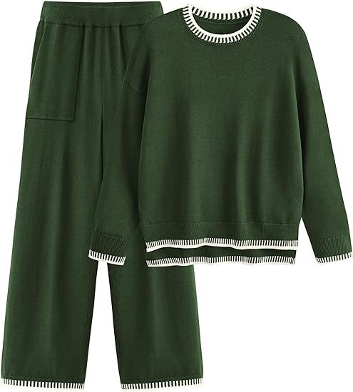 Ladies comfortable knit set with elastic waistband Lune London