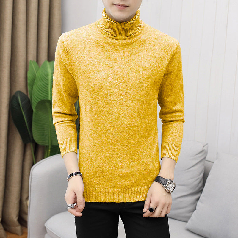Turtleneck sweater with a fine structure for men Lune London