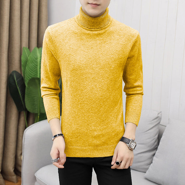 Turtleneck sweater with a fine structure for men Lune London