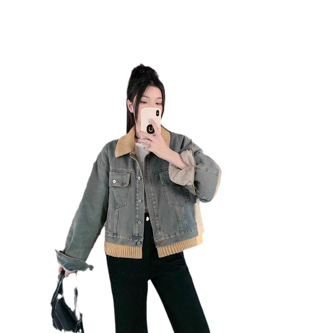 Veste cargo pour femmes avec col douillet Chic & Stil