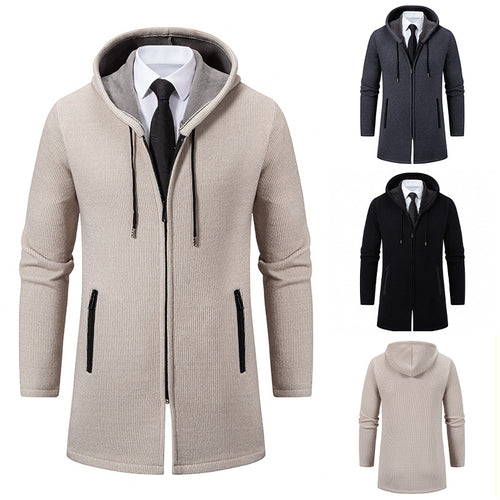 Trendy transitional jacket for men with high collar Lune London