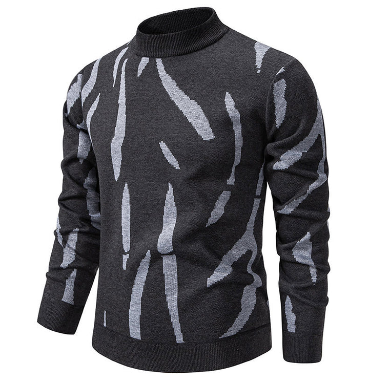 Chic and stylish graphic pattern sweater for men
