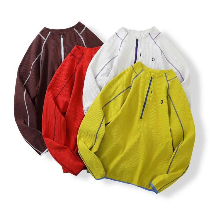 Pull fonctionnel pour femme avec fermeture éclair innovante et surface texturée Chic & Stil