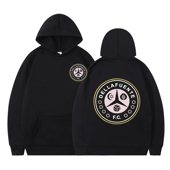Women's hoodie with distinctive logo and soft fleece Lune London