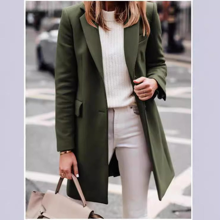 Elegant fitted transitional women blazer Lune London