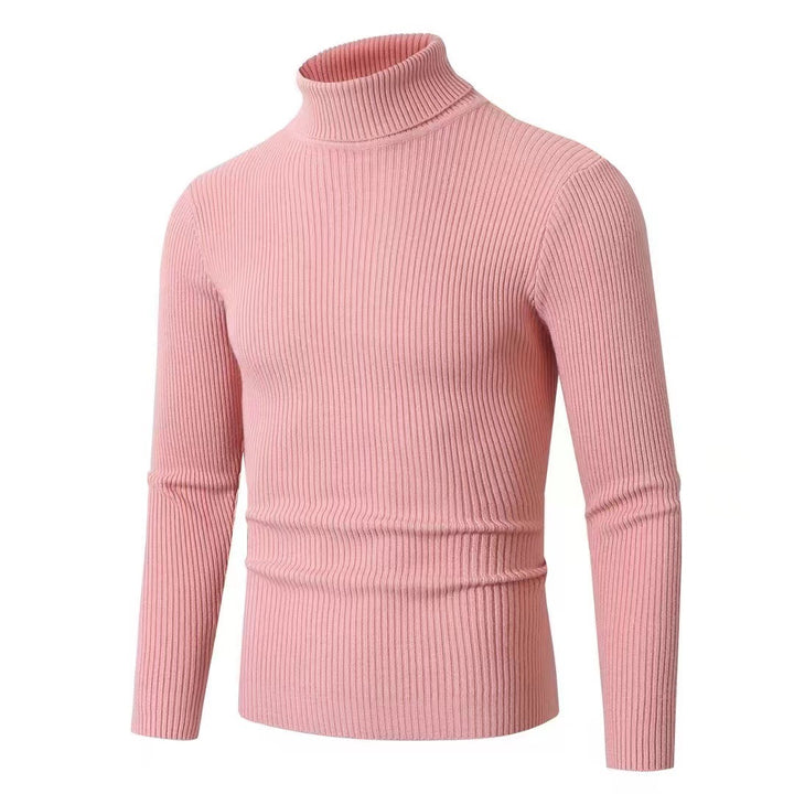 Women’s turtleneck sweater with an elegant ribbed structure Lune London
