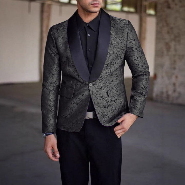 Luxury jacquard blazer for men Lune London