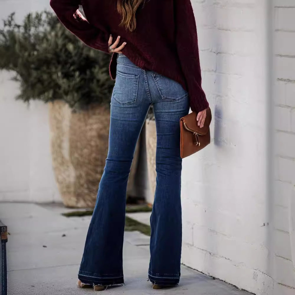 Women elegant bootcut jeans Lune London