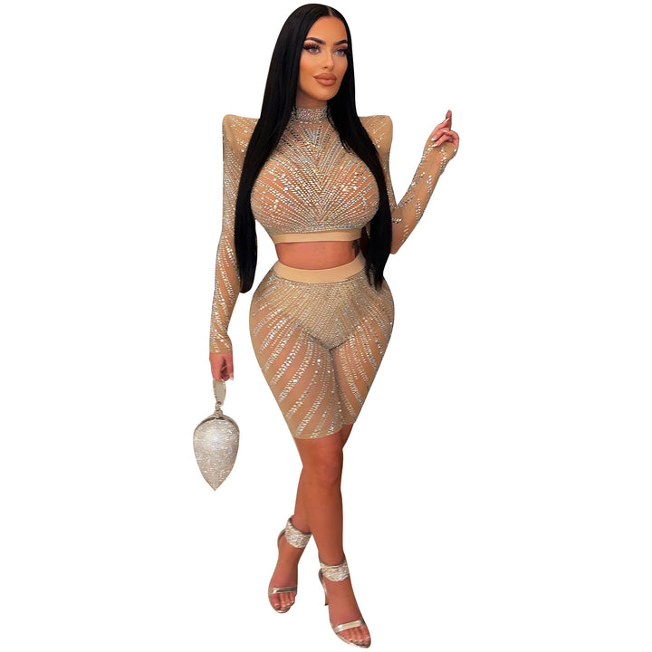 Women Sequin party dress two pieces Lune London