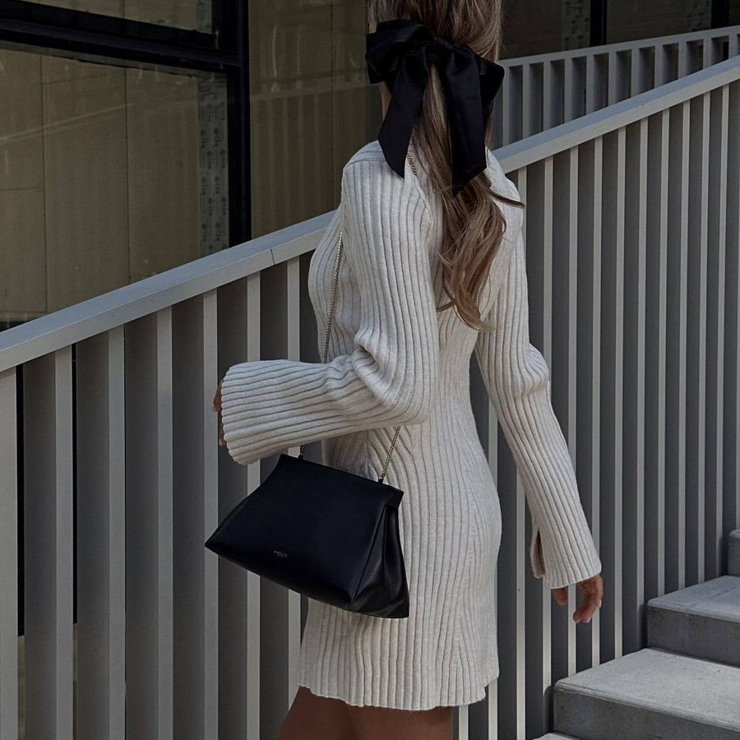 Ladies Cozy Knit Sweater Chic und Style