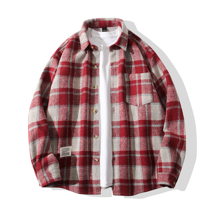 Comfortable plaid flannel shirt for men Lune London