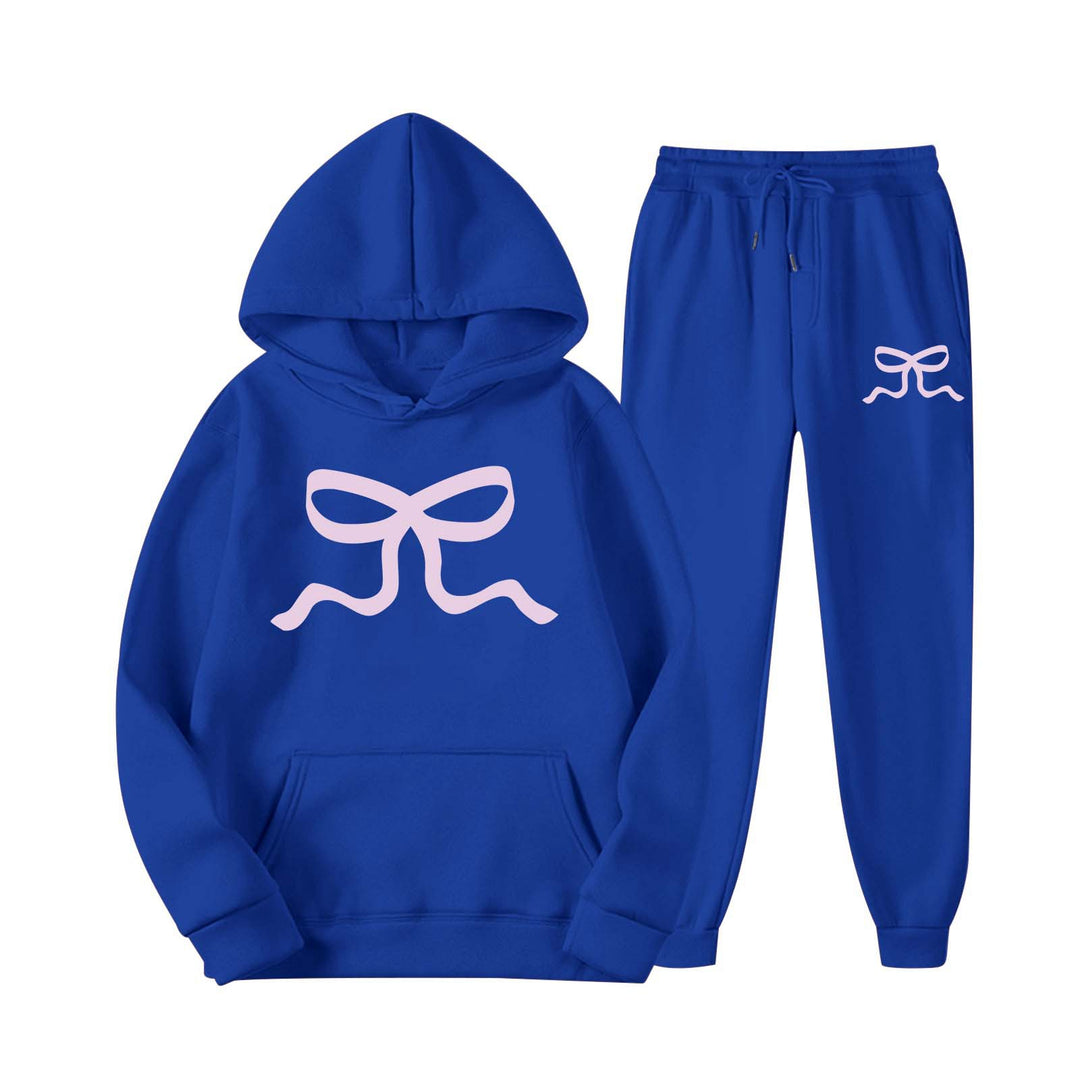 Ensemble de sweat à capuche décontracté et de pantalon de jogging pour femmes Chic & Stil
