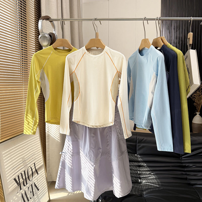 Chemise sportive à manches longues pour femmes avec système de ventilation innovant Chic & Stil
