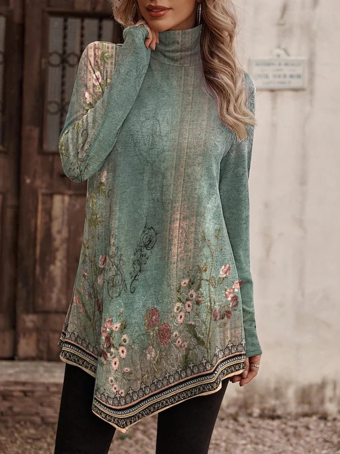Ladies elegant and modern long T-shirt Lune London