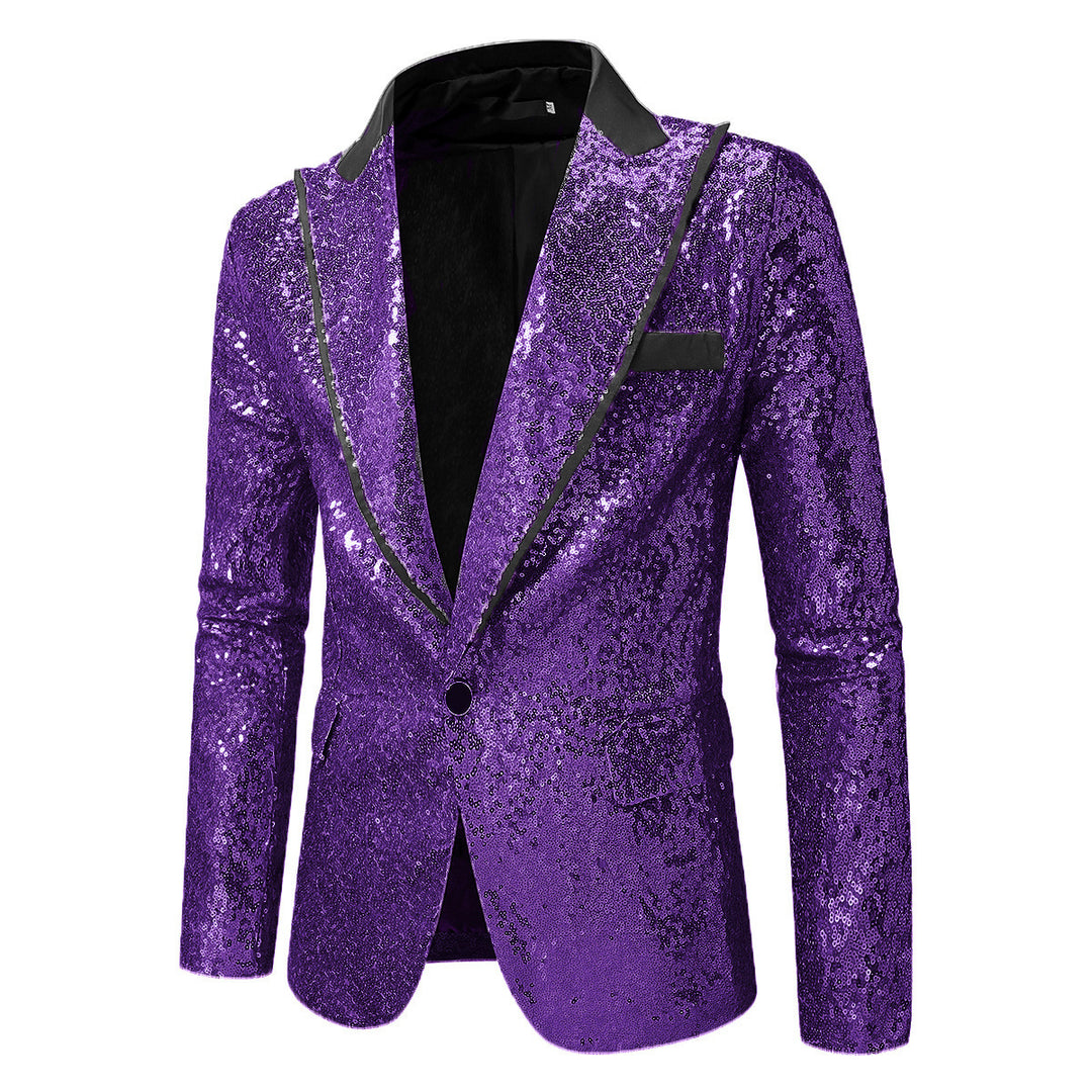 Shiny tuxedo jacket for men in high-quality satin Lune London