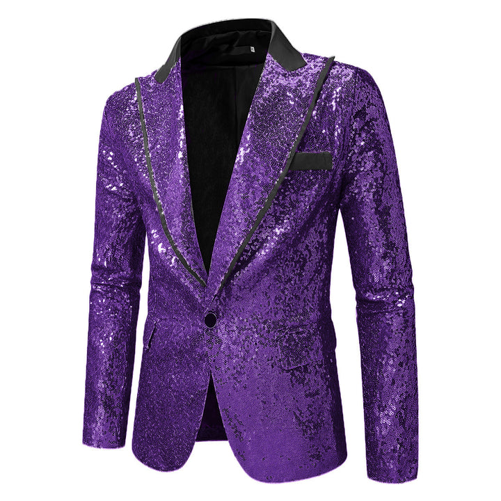 Shiny tuxedo jacket for men in high-quality satin Lune London