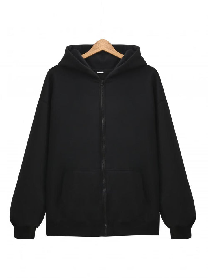 Women's hooded jacket with full zipper and practical pockets Lune London