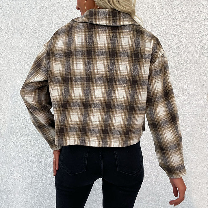 Lune London oversized check shirt for women
