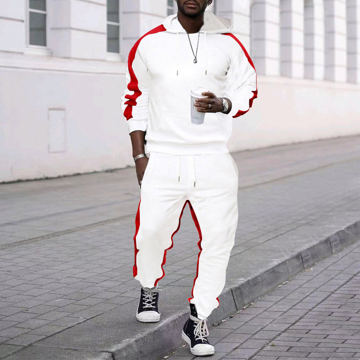 Men's sporty jogging jacket with contrasting side elements Lune London