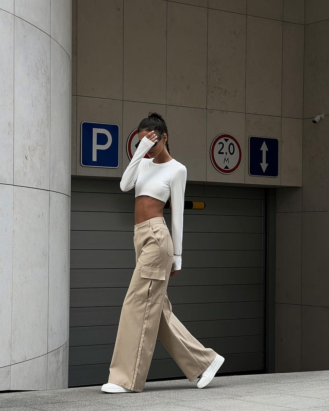 Lune London | Wide cargo pants for women
