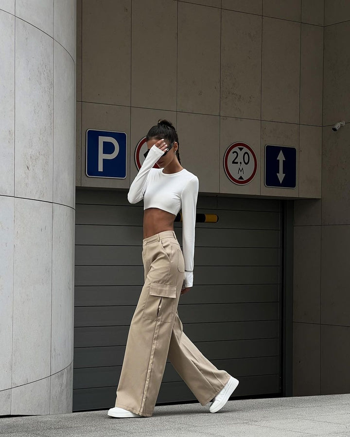 Lune London | Wide cargo pants for women