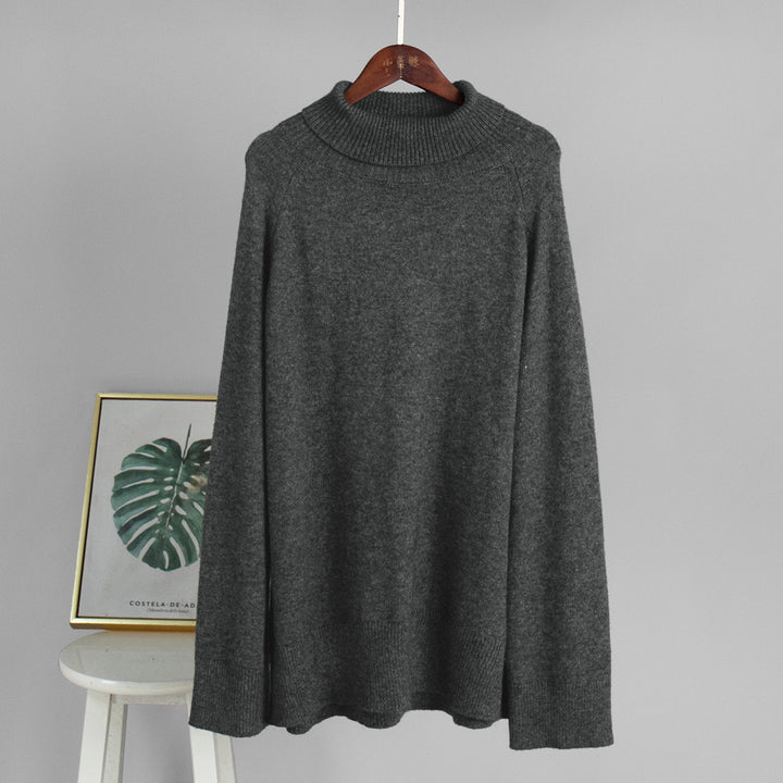 Women Oversized Turtleneck Sweater Lune London