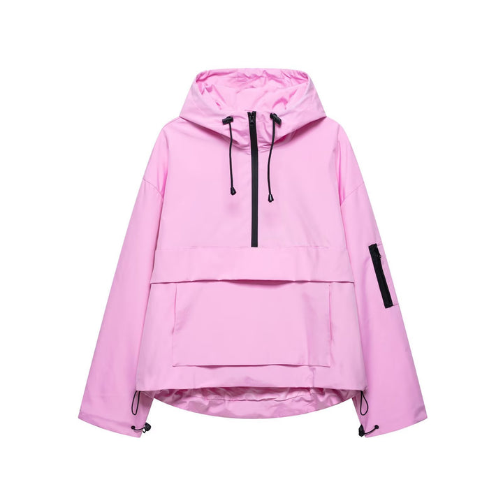 Lightweight anorak jacket for women with practical pockets Lune London
