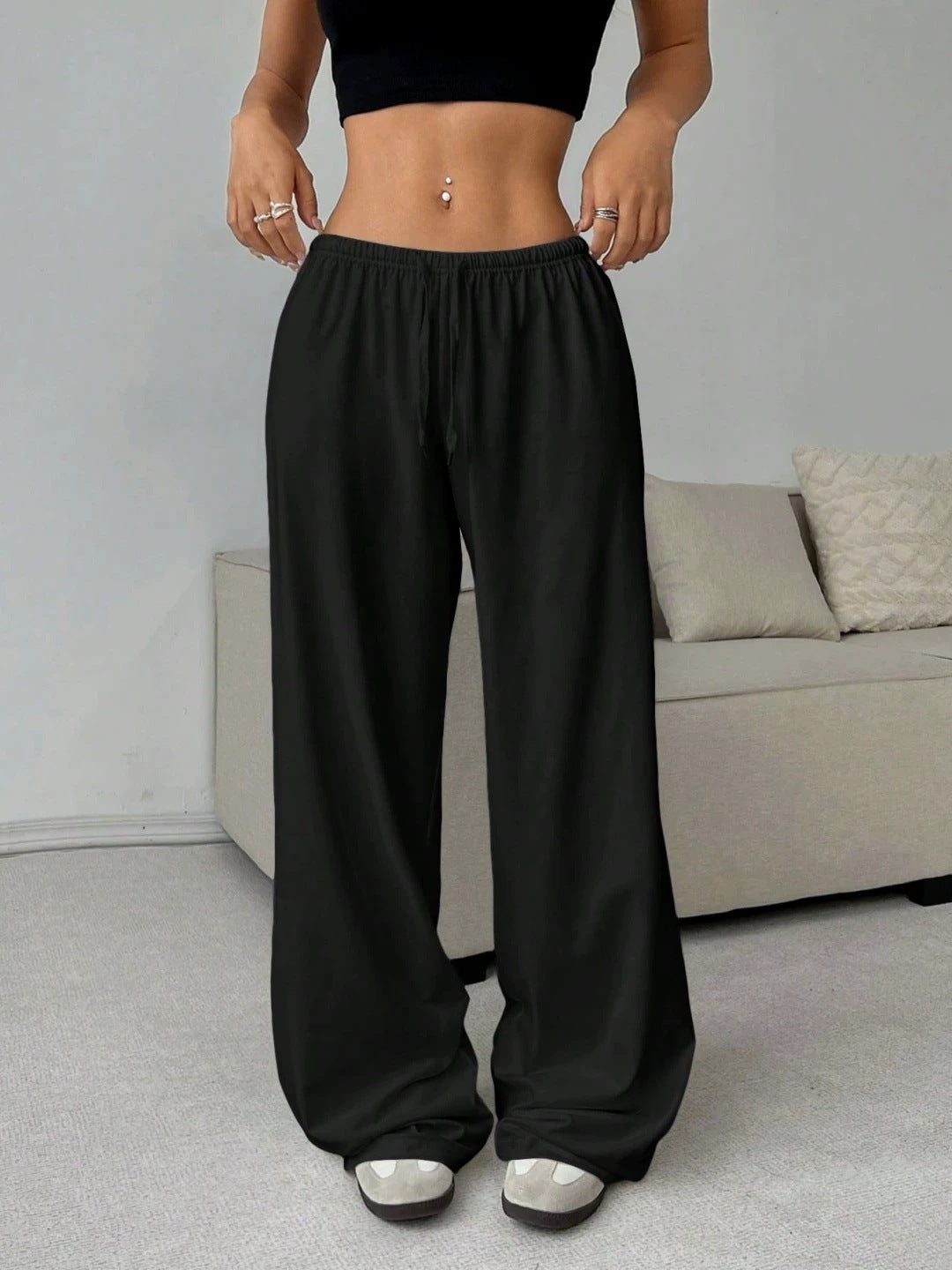 Casual and comfortable women's pants in soft jersey Lune London