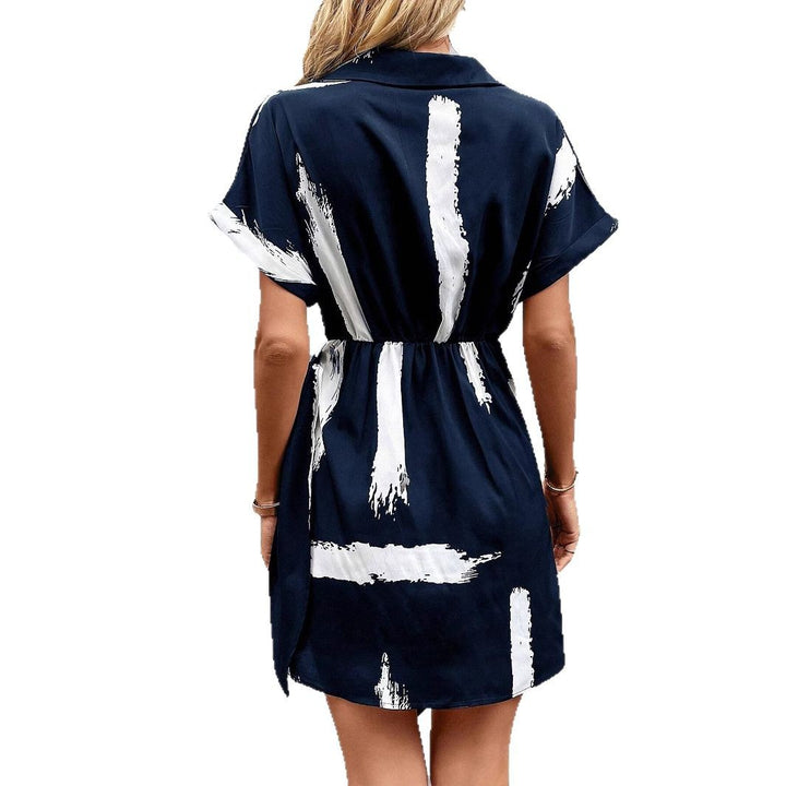 Elegant chic wrap mini dress for women