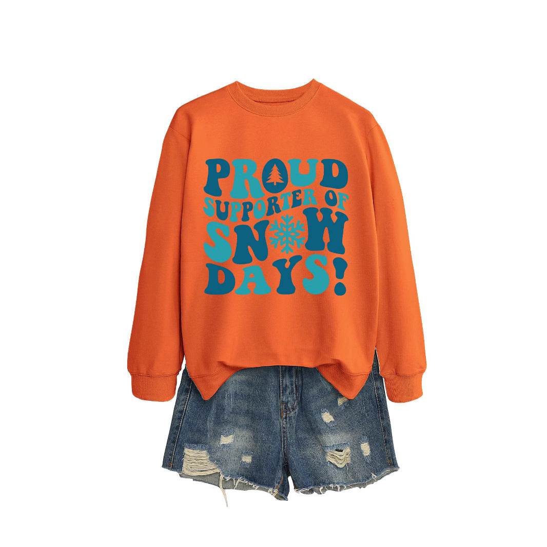 Sweatshirt femme avec imprimé créatif et coupe décontractée Chic & Stil