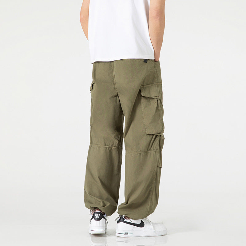 Pantalon cargo multifonctionnel pour hommes avec poches latérales pratiques Lune London