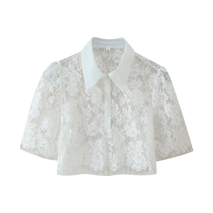 Women's set with high-quality lace top and playful skirt Lune London