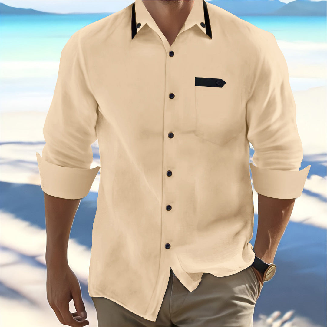 Men's Leisure Button-Up Shirt Lune London