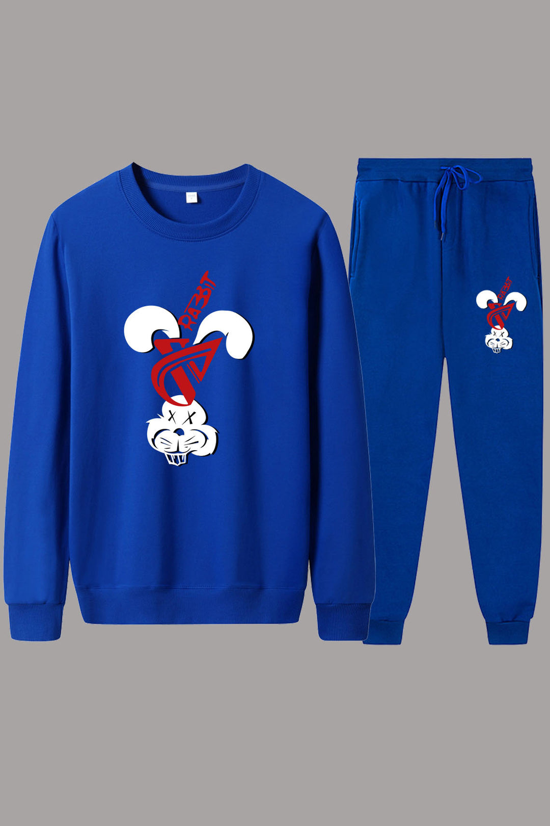 Women's workout set with modern Bunny pattern Lune London
