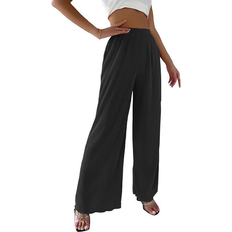 Lune London fluid pleated wide pants for women
