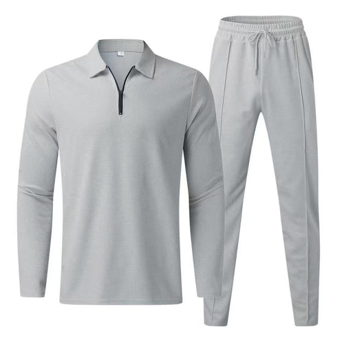 Lune London Men's Sports Training Set with Zipper