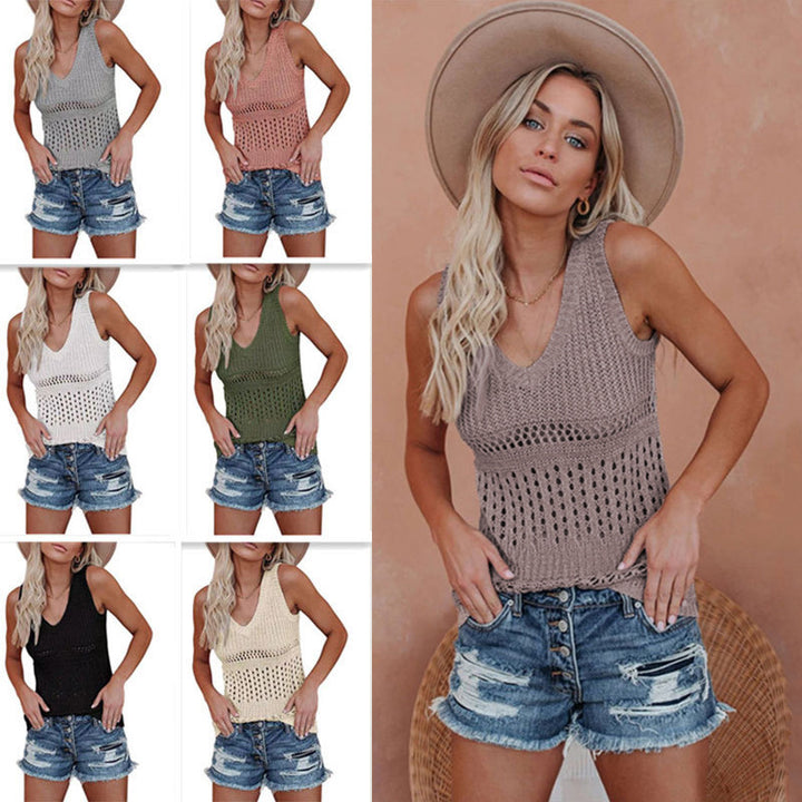 Women's knit top with a versatile diamond pattern Lune London