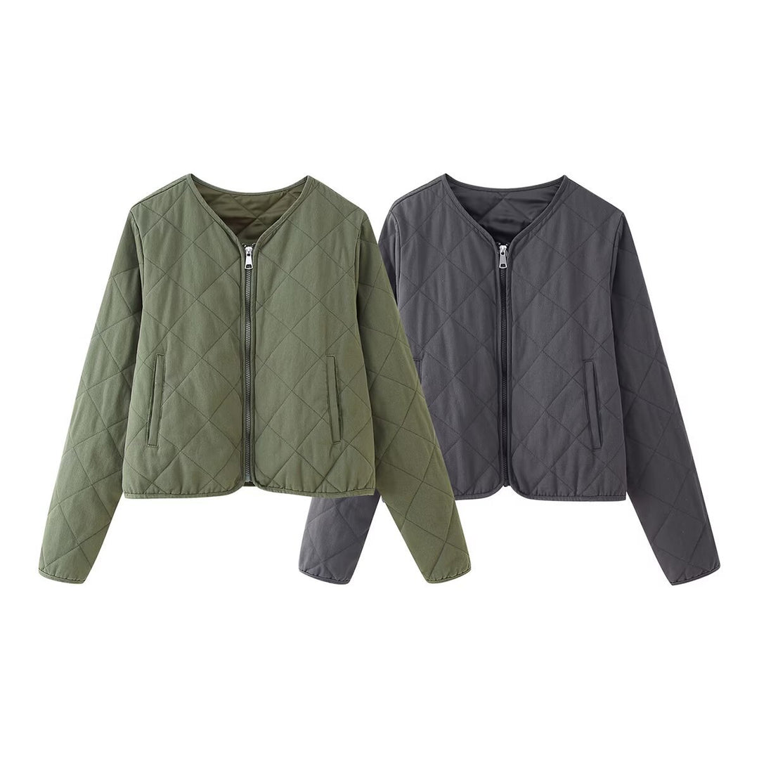Women's down jacket with modern cut and practical pockets Lune London