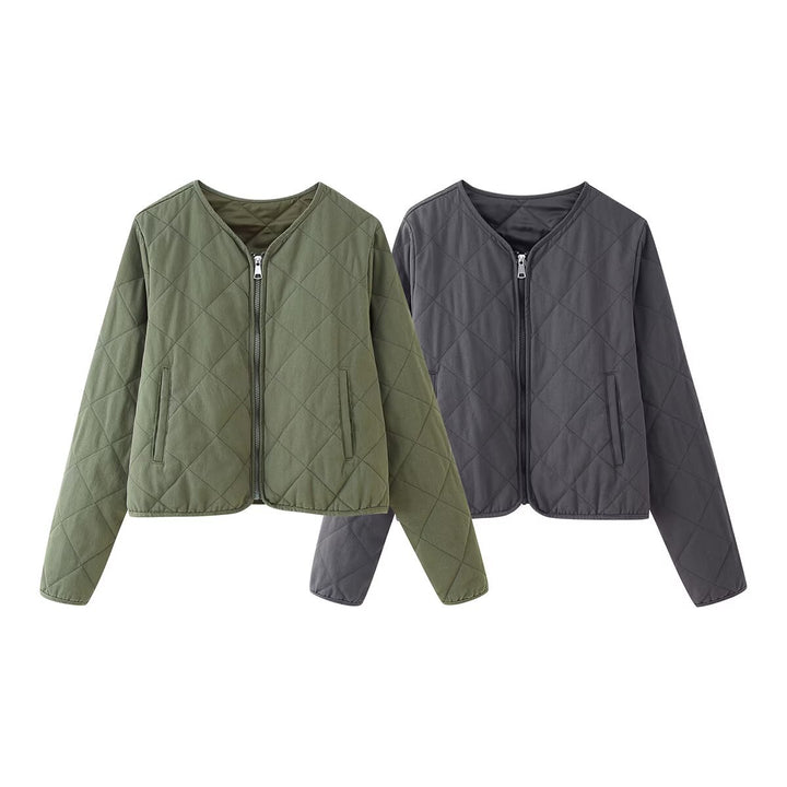 Women's down jacket with modern cut and practical pockets Lune London