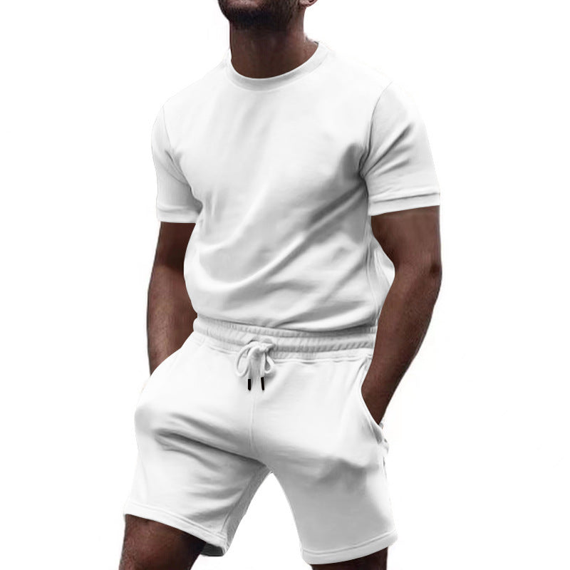 Short sleeve sports set for men with elastic waist Lune London