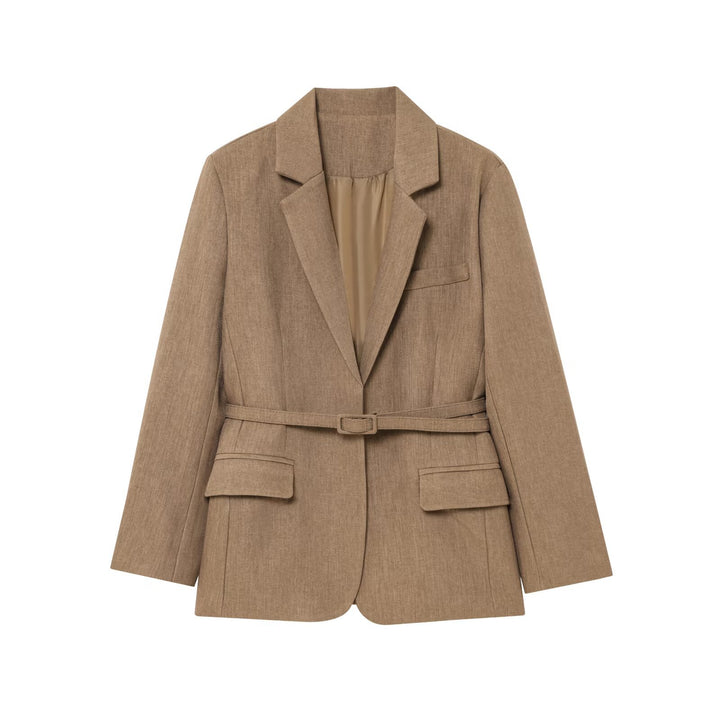 Fitted jacket for women with belt and side pockets Lune London