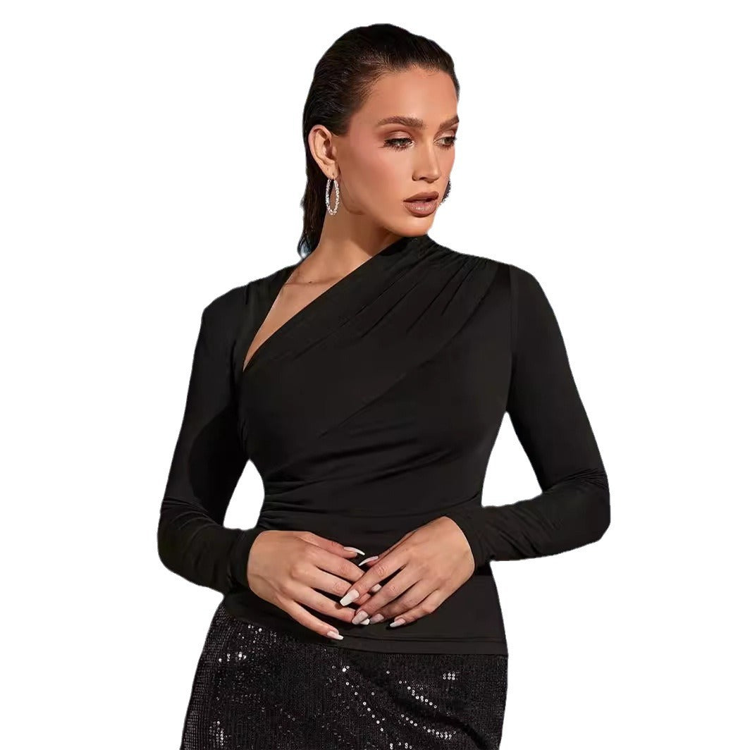 Long sleeve body for women with a unique wrap design Lune London