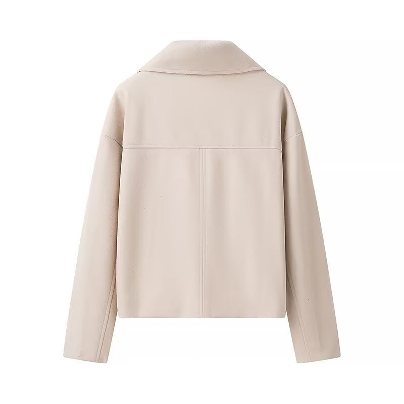 Ladies elegant short jacket in a casual style double-breasted Lune London