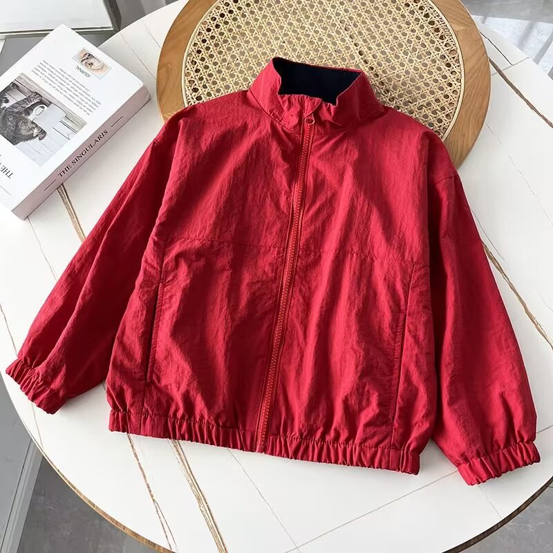 Veste féminine légère de transition avec col montant Chic & Stil